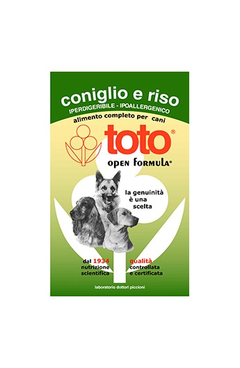 Toto Open Formula -Coniglio e riso