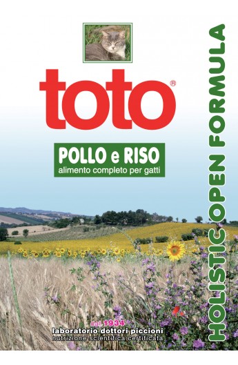 Toto gatto Holistic pollo e riso