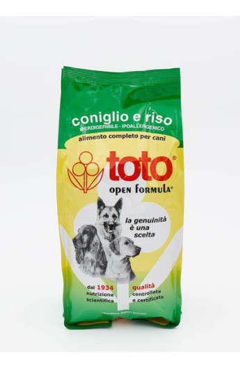 Toto Open Formula -Coniglio e riso