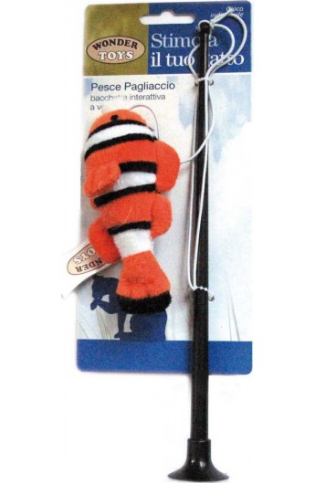 Pesce Pagliaccio bacchetta interattiva a ventosa Wonder Toys
